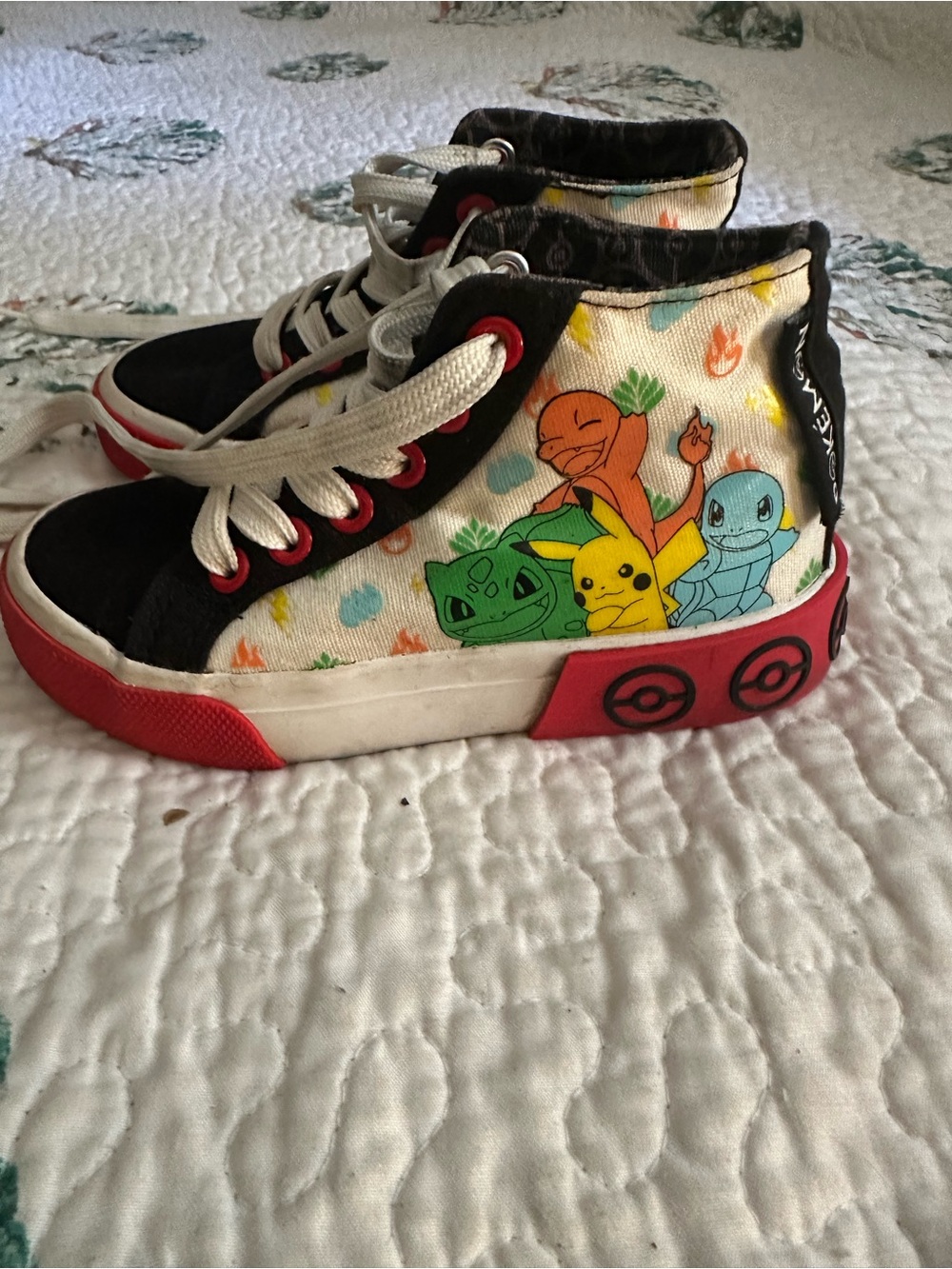 Kids High-Top Pokemon Sneakers size 11 kids